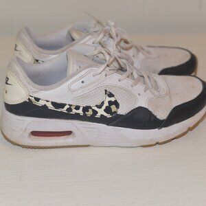 Nike Air Max with cheetah print Nike symbol size 8 EUC